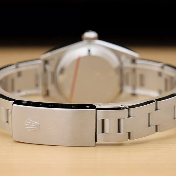 SALE! ROLEX LADIES 24MM BLACK ARABIC WATCH - Picture 4 of 6